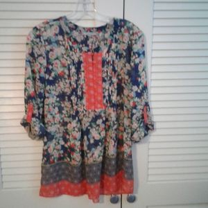 Daniel Rainn multi-colored blouse